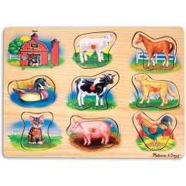 Melissa & Doug - Boerderij - Legpuzzel met geluid