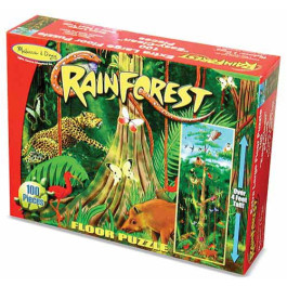 Melissa & Doug - Vloerpuzzel Rain Forest (100)