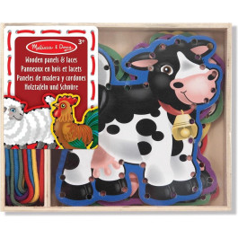 Melissa & Doug - Veters Rijgen - Boerderijdieren