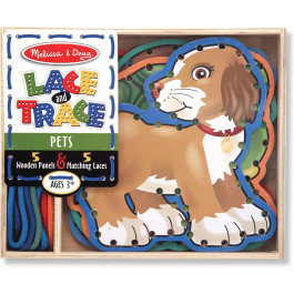 Melissa & Doug - Veters Rijgen - Huisdieren
