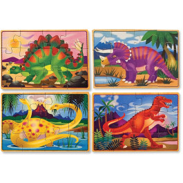 Melissa & Doug - Puzzles in a Box - Dino's