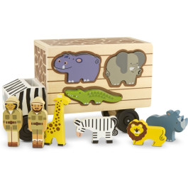 Melissa & Doug - Houten Vormenstoof Safari Dieren