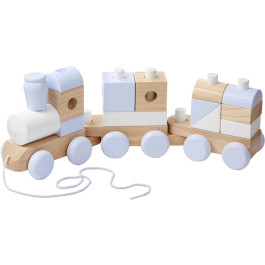 Melissa and Doug - Wooden Jumbo Stacking Train Natural 