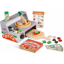 Melissa & Doug - Top & Bake Pizza Counter Play Set