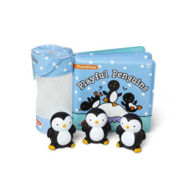 Melissa and Doug - Bad Boekje met 3 Pinguin speelfiguren