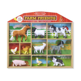 Melissa & Doug  Speelfigurenset in Kabinet (10 dlg) - Boerderij