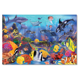 Melissa & Doug - Onderwater - Vloerpuzzel - 48 PC