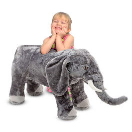 Melissa & Doug - Pluche Olifant 68 cm - Pluche