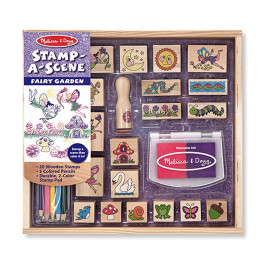 Melissa & Doug - Stempeltaferelen - Elfentuin