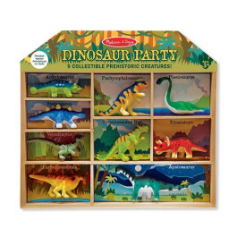 Melissa & Doug -Speelfigurenset in Kabinet (9 dlg) - Dino's