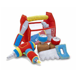 Melissa & Doug - Pluche Gereedschapskist met Accessoires (9 dlg.)