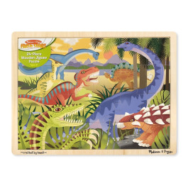 Melissa & Doug - Houten Legpuzzel - Dinosaurussen