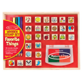 Melissa & Doug - Houten Stempelset - Favorite Things 