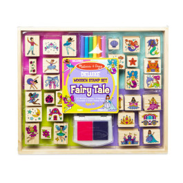 Melissa and Doug - Deluxe Wooden Stamp Set – Fairy Tale
