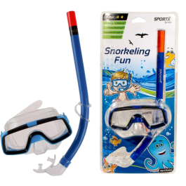 SportX - Kids Snorkelset Comfort (3-8 jaar) Blauw