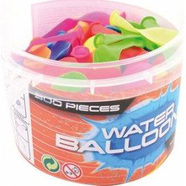 Aqua Fun neon waterbommen 300 stuks in emmer