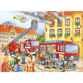 Ravensburger Kinderpuzzel - Brandweer (100XXL)