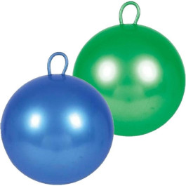 Skippybal 60cm - twee stuks - blauw/groen