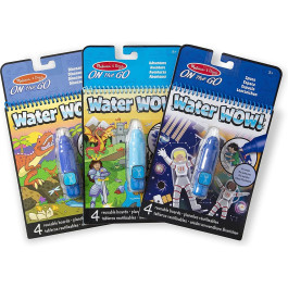 Melissa & Doug Water Wow - Dinosaurus + Adventure + Space