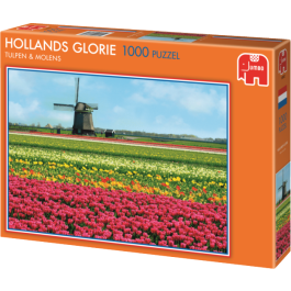 Hollands glorie - tulpen en molens (1000)