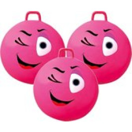 Skippybal smiley 65 cm Roze 3X
