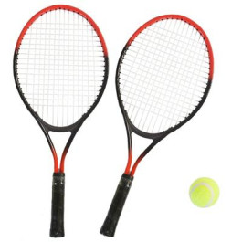 SportX Tennis Set - 2 Rackets met Bal  (Rood)