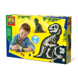 SES Gips Gieten en schilderen - T-Rex met skelet