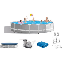 Intex Prism Frame Premium Pool Set 549x122cm incl. pomp, trap en afdekzeil