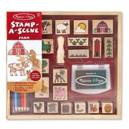 Melissa & Doug - Stempeltaferelen Boerderij (18592)