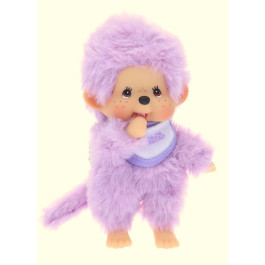 Monchhichi met slab 15 cm - pastel paars