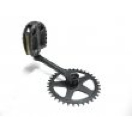 Crank R, 140x36-T, + Pedaal