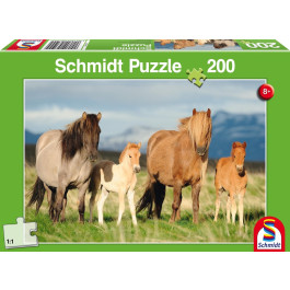 Schmidt - Paardenfamilie Legpuzzel (200)