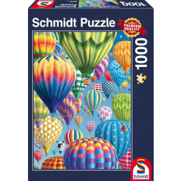 Schmidt - Bonte Ballonen in de lucht (1000) - Puzzel