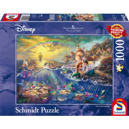Thomas Kinkade - Disney Kleine Zeemeermin, Ariël - Puzzle (1000)