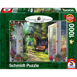 Schmidt - Uitzicht op de betoverde tuin (1000) - Puzzel