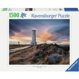 Ravensburger - Prachtige lucht boven de vuurtoren van Akranes, IJsland (1500)