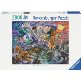 Ravensburger - Door de lucht op een Pegasus (2000)