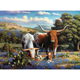 Ravensburger - Loving Longhorns - (500)