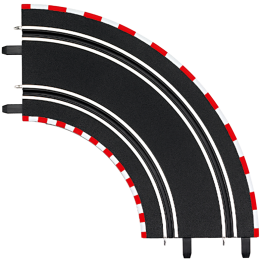 Carrera GO!!! - Bochten 90 graden - 2 Stuks
