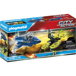 Playmobil Politiejet drone-achtervolging - 70780