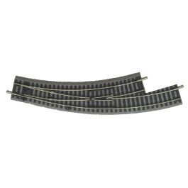 Piko H0 A-Rails met Railbed - Gebogen Wissel Links - 55422