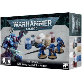 Warhammer 40K - Space Marines Infernus Marines + Paint Set (60-11)