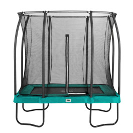 Salta Comfort Trampoline 214x153cm + Veiligheidsnet - Groen