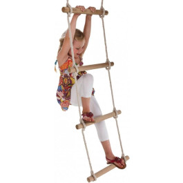 KBT Touwladder 210cm - 6 Sporten met PH Touw