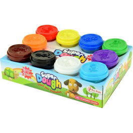 Super Dough 10 Potjes Kleuren Klei