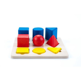 Playwood - Rubberhout sorteerbord geometrisch 