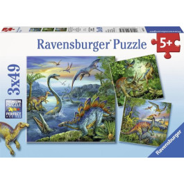 4005556093175 - Ravensburger - Puzzel - 4x49 Stukjes - Dinosauriërs