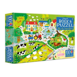 9781474962339 - Boek & puzzel - Op de boerderij 