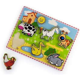 Mijn eerste puzzel dikke stukken boerderij (7)