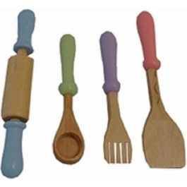 8719348006071 - Kookgerei set; 4 delig pastel